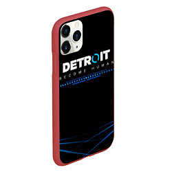 Чехол iPhone 11 Pro матовый DETROIT: BECOME HUMAN, цвет: 3D-красный — фото 2