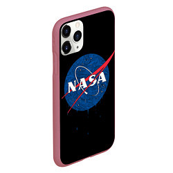 Чехол iPhone 11 Pro матовый NASA Краски, цвет: 3D-малиновый — фото 2