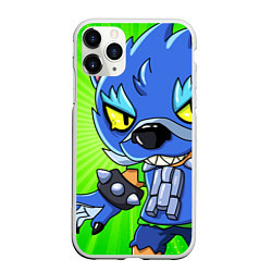 Чехол iPhone 11 Pro матовый BRAWL STARS WEREWOLF LEON, цвет: 3D-белый