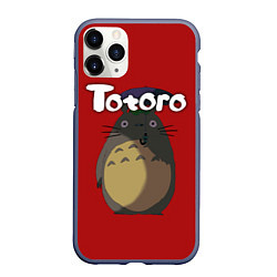 Чехол iPhone 11 Pro матовый Totoro, цвет: 3D-серый