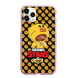 Чехол iPhone 11 Pro матовый BRAWL STARS SALLY LEON, цвет: 3D-розовый