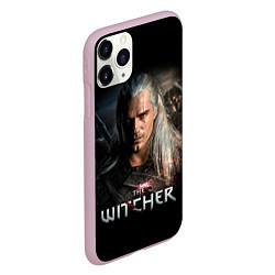 Чехол iPhone 11 Pro матовый THE WITCHER, цвет: 3D-розовый — фото 2