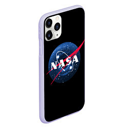 Чехол iPhone 11 Pro матовый NASA Black Hole, цвет: 3D-светло-сиреневый — фото 2