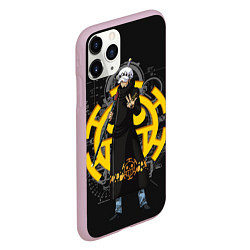 Чехол iPhone 11 Pro матовый One Piece, цвет: 3D-розовый — фото 2