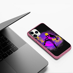 Чехол iPhone 11 Pro матовый One Piece, цвет: 3D-малиновый — фото 2