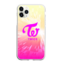 Чехол iPhone 11 Pro матовый TWICE, цвет: 3D-белый