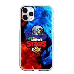 Чехол iPhone 11 Pro матовый Brawl Stars Ricochet, цвет: 3D-белый