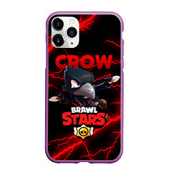 Чехол iPhone 11 Pro матовый BRAWL STARS CROW