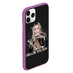 Чехол iPhone 11 Pro матовый BILLIE EILISH, цвет: 3D-фиолетовый — фото 2