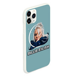 Чехол iPhone 11 Pro матовый BILLIE EILISH, цвет: 3D-белый — фото 2