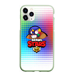 Чехол iPhone 11 Pro матовый BRAWL STARS EL PRIMO, цвет: 3D-салатовый