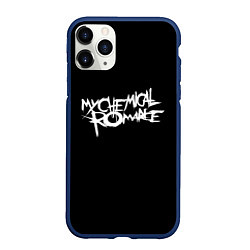 Чехол iPhone 11 Pro матовый My Chemical Romance spider, цвет: 3D-тёмно-синий