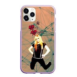 Чехол iPhone 11 Pro матовый Avril Lavigne