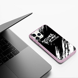 Чехол iPhone 11 Pro матовый My Chemical Romance, цвет: 3D-розовый — фото 2