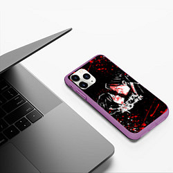 Чехол iPhone 11 Pro матовый My Chemical Romance, цвет: 3D-фиолетовый — фото 2