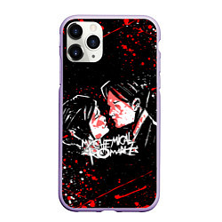 Чехол iPhone 11 Pro матовый My Chemical Romance, цвет: 3D-светло-сиреневый