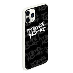 Чехол iPhone 11 Pro матовый My Chemical Romance, цвет: 3D-белый — фото 2