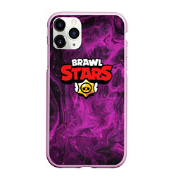 Чехол iPhone 11 Pro матовый Brawl Stars, цвет: 3D-розовый