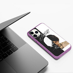 Чехол iPhone 11 Pro матовый Dzhizus, цвет: 3D-фиолетовый — фото 2