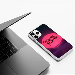 Чехол iPhone 11 Pro матовый MCR Logo, цвет: 3D-белый — фото 2