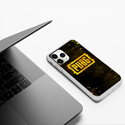 Чехол iPhone 11 Pro матовый PUBG, цвет: 3D-белый — фото 2