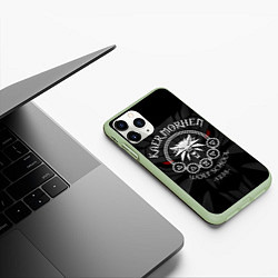 Чехол iPhone 11 Pro матовый ВЕДЬМАК, цвет: 3D-салатовый — фото 2