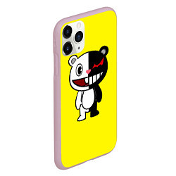 Чехол iPhone 11 Pro матовый Monokuma, цвет: 3D-розовый — фото 2