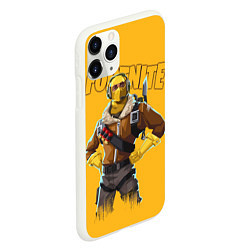 Чехол iPhone 11 Pro матовый Fortnite, цвет: 3D-белый — фото 2