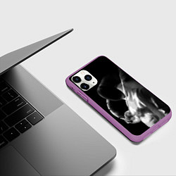 Чехол iPhone 11 Pro матовый Fencer, цвет: 3D-фиолетовый — фото 2