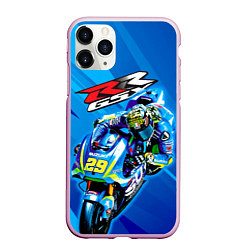 Чехол iPhone 11 Pro матовый Suzuki MotoGP