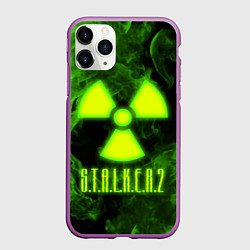 Чехол iPhone 11 Pro матовый STALKER 2, цвет: 3D-фиолетовый