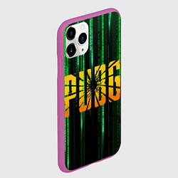 Чехол iPhone 11 Pro матовый PUBG - Королевская битва, цвет: 3D-фиолетовый — фото 2