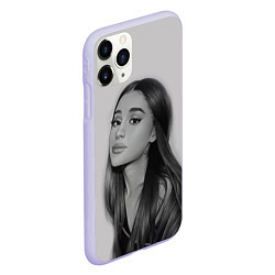 Чехол iPhone 11 Pro матовый Ariana Grande Ариана Гранде, цвет: 3D-светло-сиреневый — фото 2