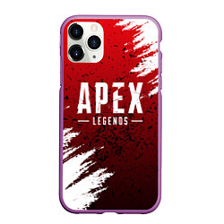 Чехол iPhone 11 Pro матовый APEX LEGENDS, цвет: 3D-фиолетовый