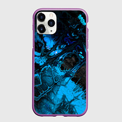 Чехол iPhone 11 Pro матовый Nu abstracts art, цвет: 3D-фиолетовый