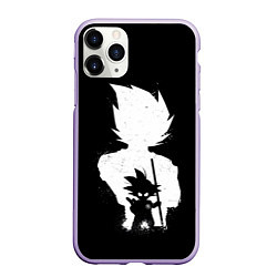 Чехол iPhone 11 Pro матовый Mini Dragon Ball, цвет: 3D-светло-сиреневый