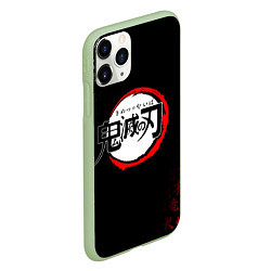 Чехол iPhone 11 Pro матовый KIMETSU NO YAIBA, цвет: 3D-салатовый — фото 2