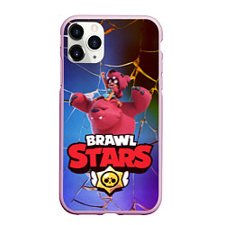 Чехол iPhone 11 Pro матовый Brawl Stars - Nita, цвет: 3D-розовый