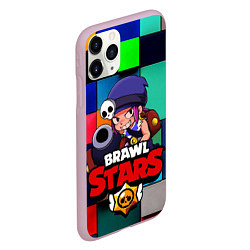 Чехол iPhone 11 Pro матовый Brawl Stars - Penny, цвет: 3D-розовый — фото 2