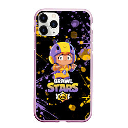 Чехол iPhone 11 Pro матовый BRAWL STARS BEA, цвет: 3D-розовый