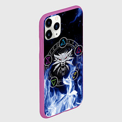 Чехол iPhone 11 Pro матовый ВЕДЬМАК, цвет: 3D-фиолетовый — фото 2