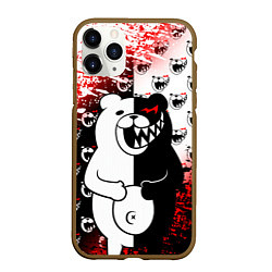 Чехол iPhone 11 Pro матовый MONOKUMA, цвет: 3D-коричневый