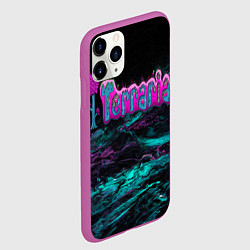 Чехол iPhone 11 Pro матовый Terraria, цвет: 3D-фиолетовый — фото 2