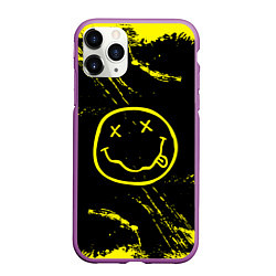 Чехол iPhone 11 Pro матовый NIRVANA, цвет: 3D-фиолетовый