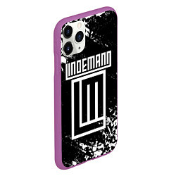 Чехол iPhone 11 Pro матовый LINDEMANN, цвет: 3D-фиолетовый — фото 2