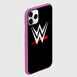 Чехол iPhone 11 Pro матовый WWE, цвет: 3D-фиолетовый — фото 2