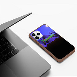 Чехол iPhone 11 Pro матовый TERRARIA, цвет: 3D-коричневый — фото 2