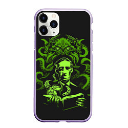 Чехол iPhone 11 Pro матовый Cthulhu, цвет: 3D-светло-сиреневый