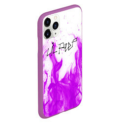 Чехол iPhone 11 Pro матовый LIL PEEP FIRE, цвет: 3D-фиолетовый — фото 2