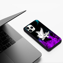 Чехол iPhone 11 Pro матовый LIL PEEP CRY BABY цвета 3D-черный — фото 2